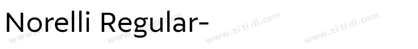 Norelli Regular字体转换 Norelli Regular字体转换